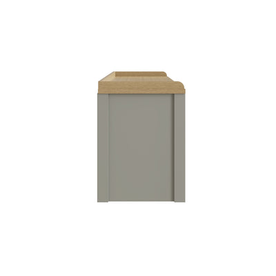 Lancaster 2 Door Shoe Bench Grey – GFW, view 6