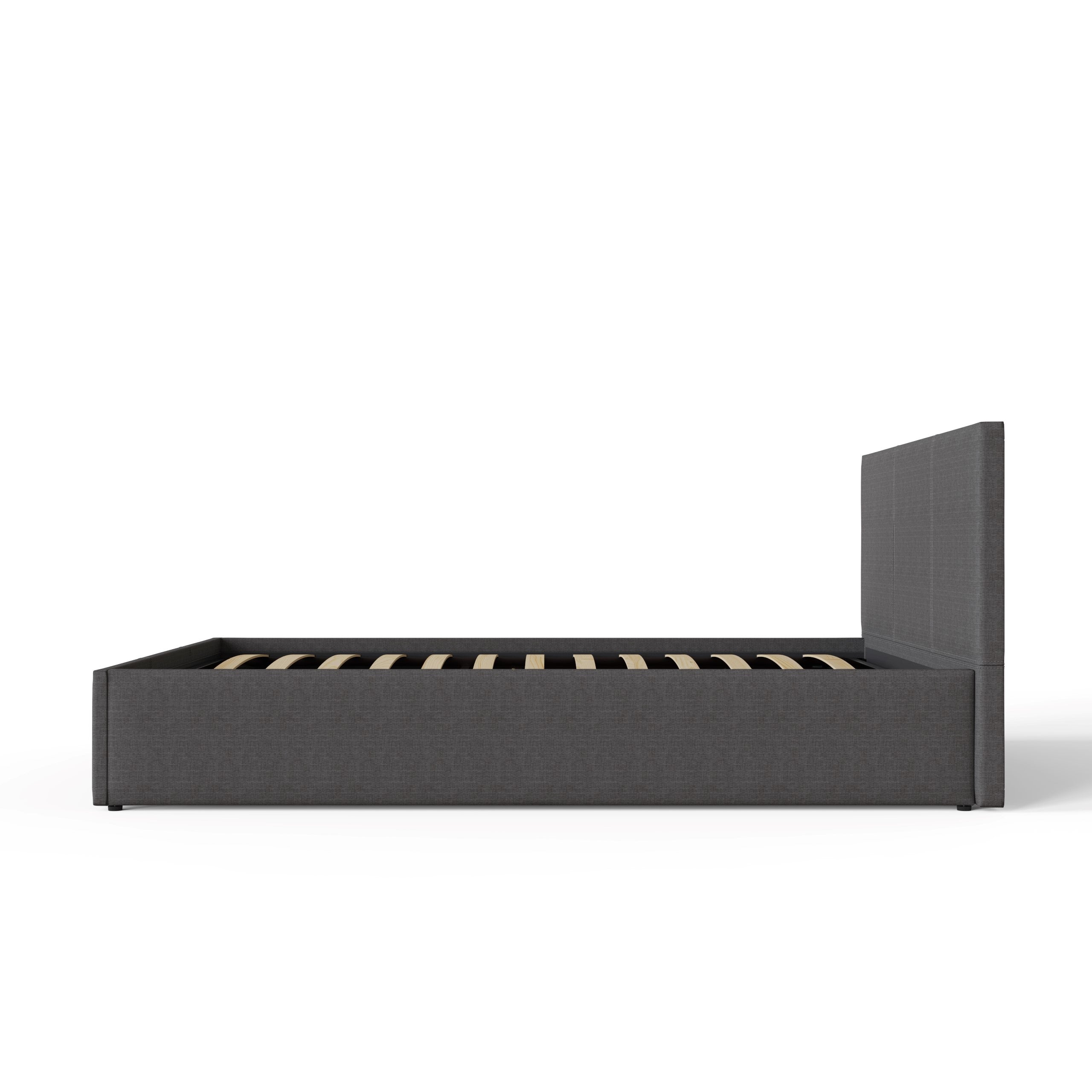 Side Lift Ottoman Bed Grey – GFW, view 7