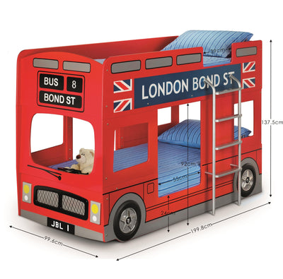 London Bus Bunk Bed – Julian Bowen, view 5