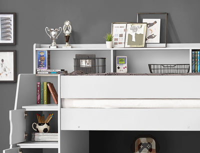 Camelot Staircase Bunk All White – Julian Bowen, view 4