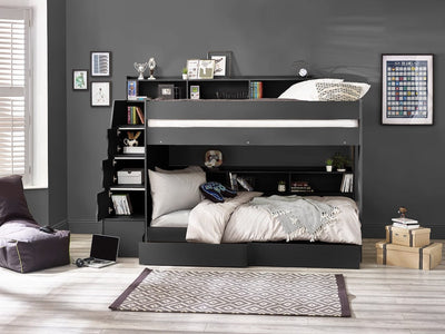 Camelot Staircase Bunk Anthracite – Julian Bowen, view 2