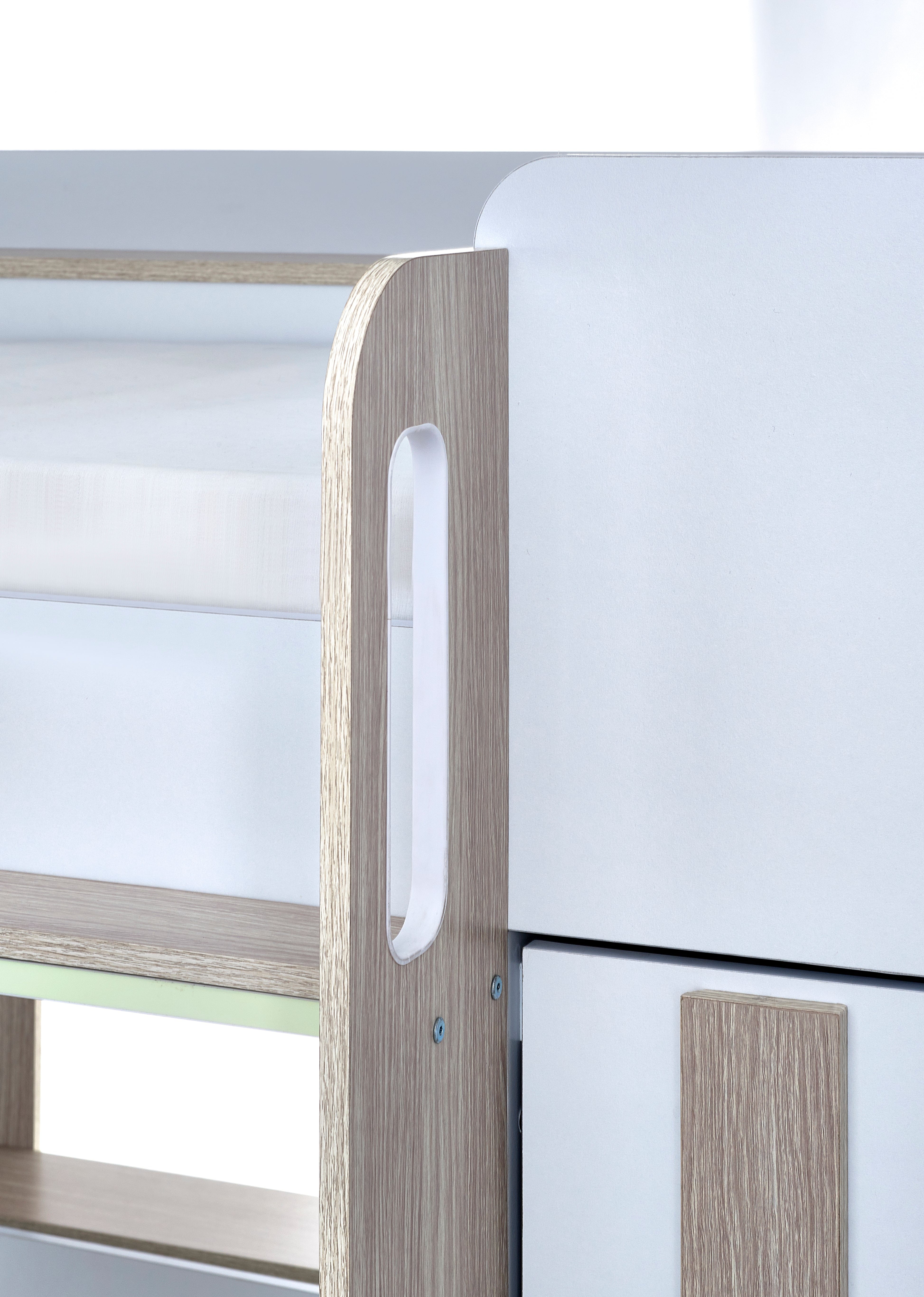 Horizon Bunk Bed - Pale Wood And White – Julian Bowen, view 8
