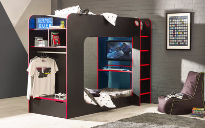 Impact Gaming Bunk Black/Red – Julian Bowen, view 3