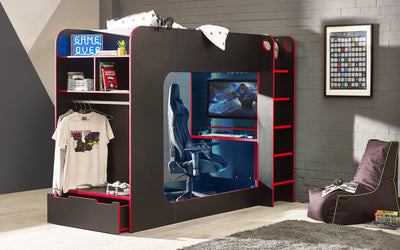 Impact Gaming Bunk Black/Red – Julian Bowen, view 2