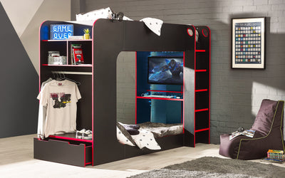 Impact Gaming Bunk Black/Red – Julian Bowen, view 4
