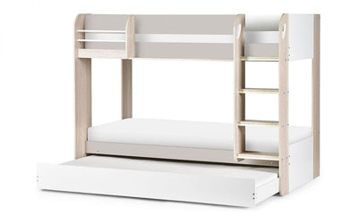 Mars Bunk & Underbed Bunk Bed Taupe – Julian Bowen