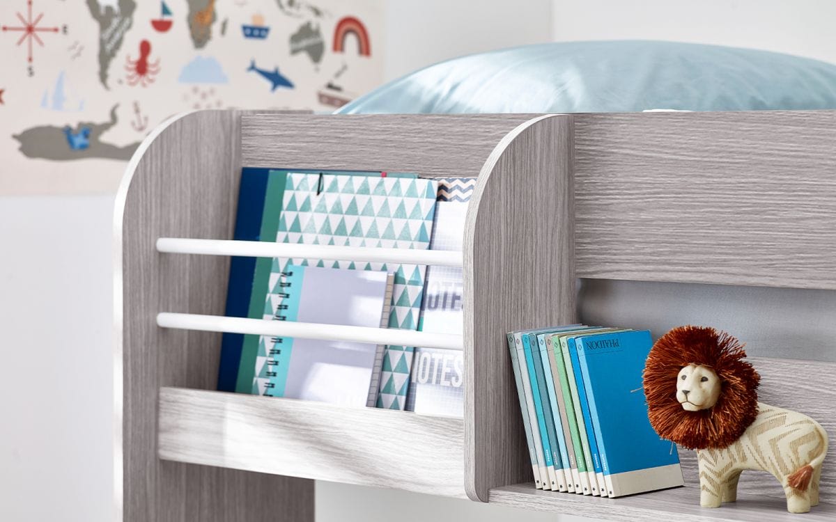 Mars Bunk & Underbed Grey Oak – Julian Bowen, view 5