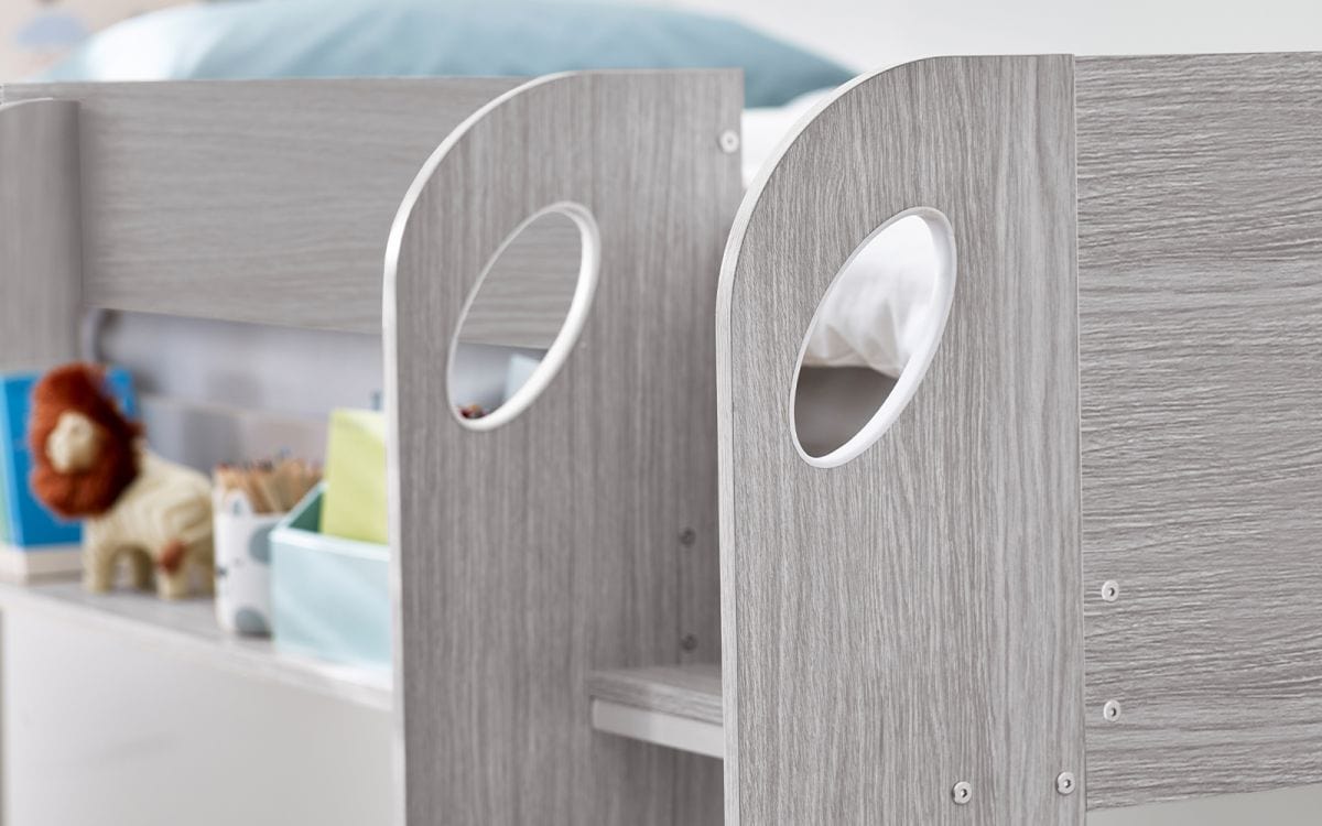 Mars Bunk & Underbed Grey Oak – Julian Bowen, view 4