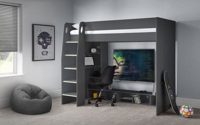 Nebula Gaming Bed - Anthracite – Julian Bowen, view 4