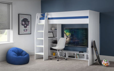 Nebula Gaming Bed - White – Julian Bowen, view 4