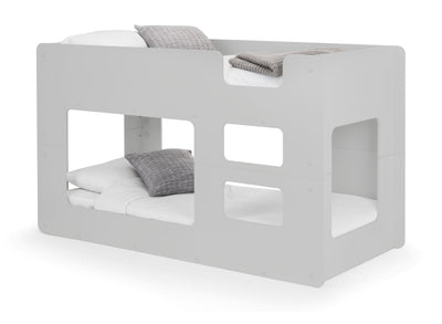 Julian Bowen Bunk Bed Single 90cm 3ft Solar Bunk Dove Grey Bed Kings