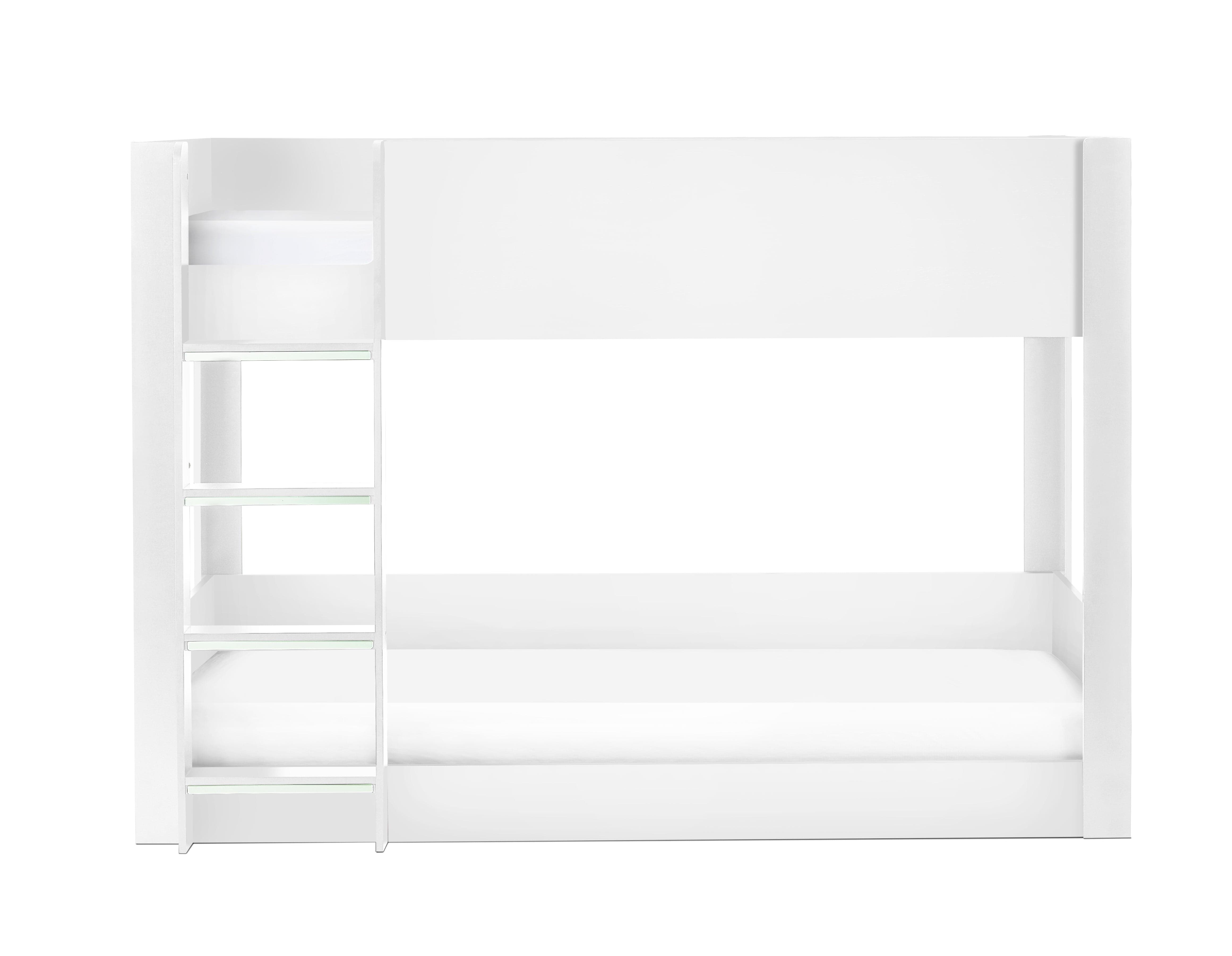 Solomon Bunk Bed -  All White – Julian Bowen, view 2