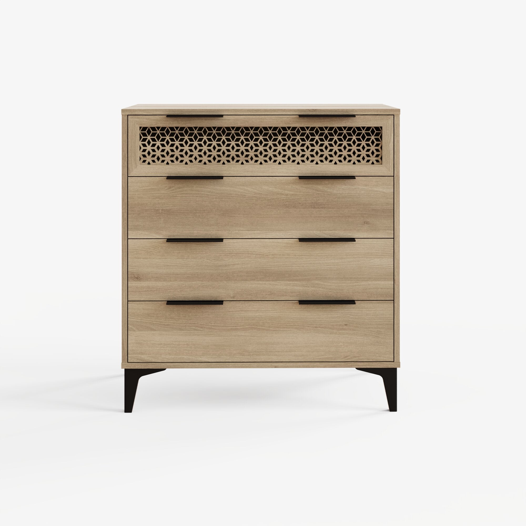 Ezra 4 Drawer Chest – Oak