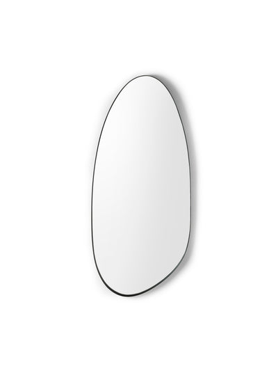 Rushmore Black Metal 95cm Organic Shaped Wall Mirror – Julian Bowen, view 2