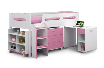 Kimbo Pink Cabin Bed – Julian Bowen