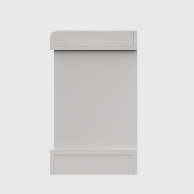 Kempton Shoe Bench White – GFW, view 4