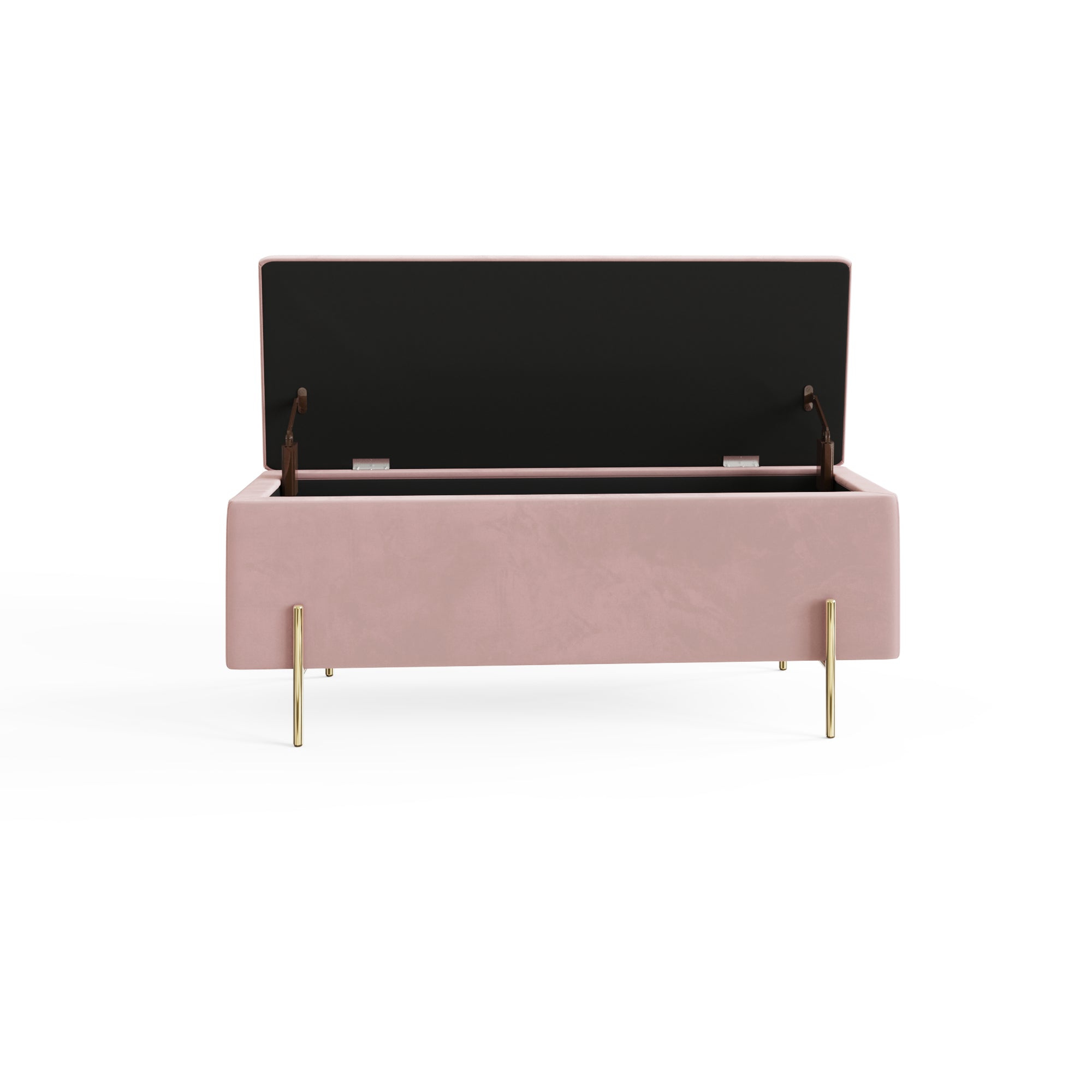 Mystica Ottoman Storage Bench Blush Pink – GFW, view 8