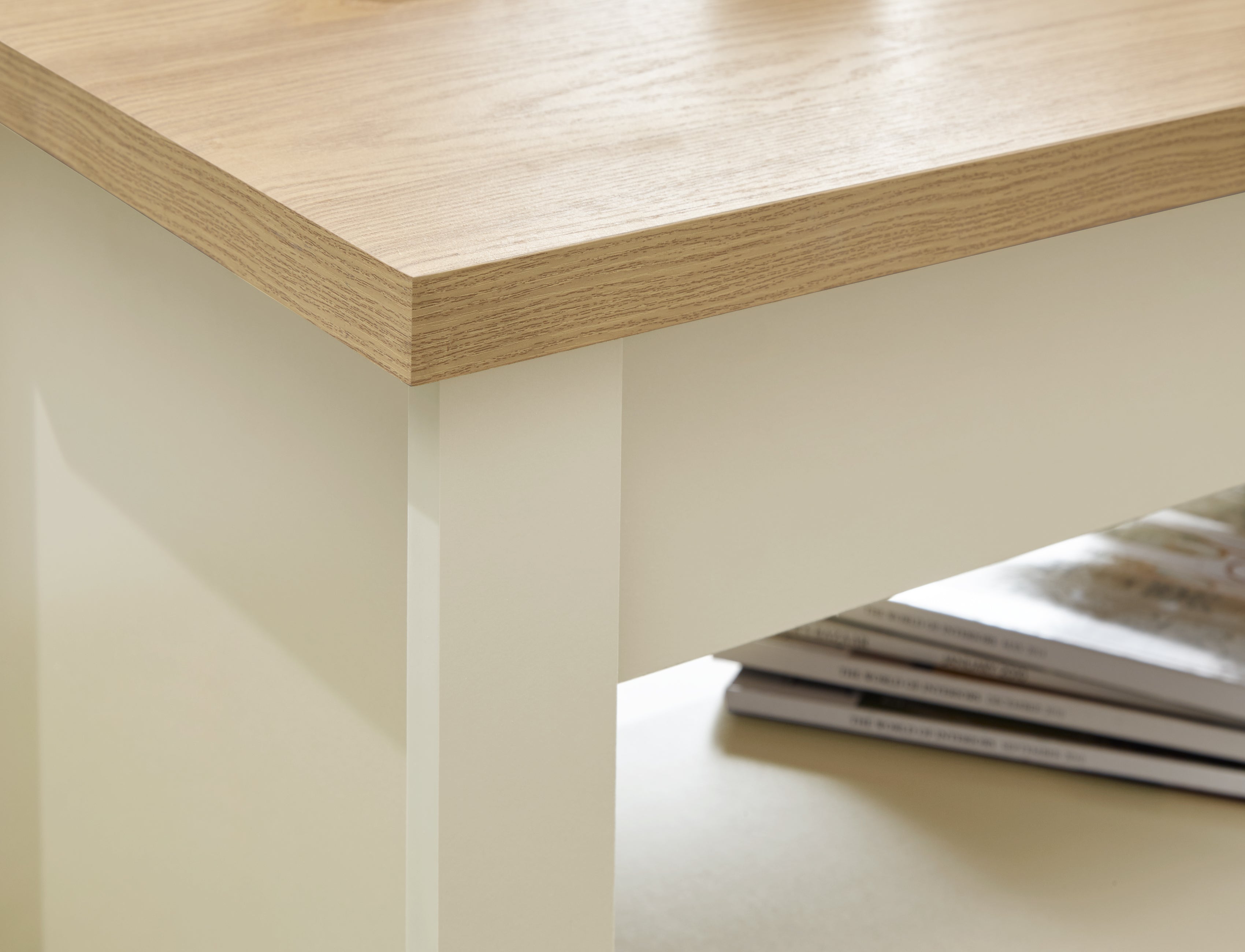 Lancaster Lift Up Coffee Table Cream – GFW, view 4