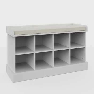 Kempton Shoe Bench White – GFW