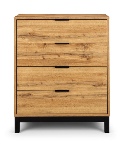 Bali 4 Drawer Chest – Julian Bowen, view 4