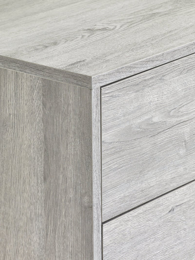 Bali 4 Drawer Chest - Grey Oak – Julian Bowen, view 5