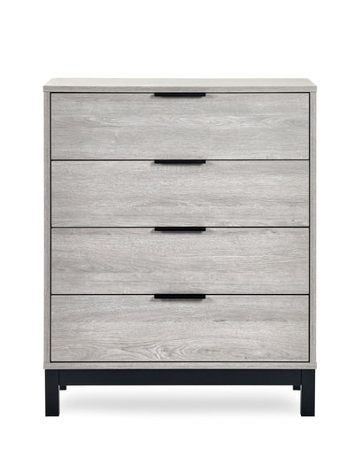 Bali 4 Drawer Chest - Grey Oak – Julian Bowen, view 3