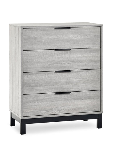 Bali 4 Drawer Chest - Grey Oak – Julian Bowen
