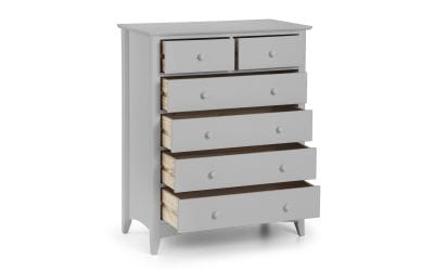 Cameo 4+2 Chest - Dove Grey – Julian Bowen, view 2