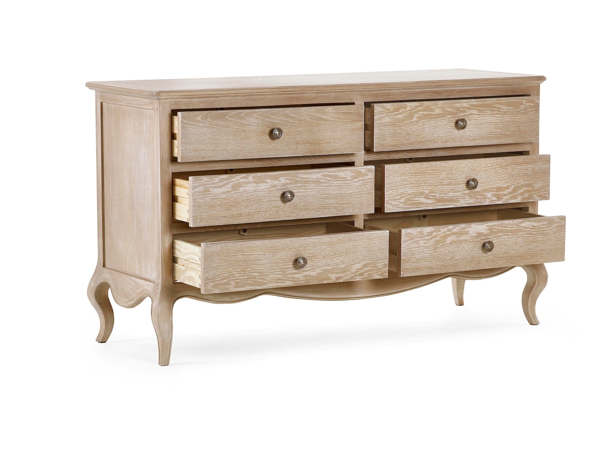 Camille 6 Drawer Wide Chest – Julian Bowen, view 3