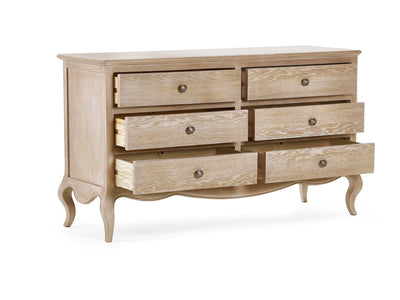 Camille 6 Drawer Wide Chest – Julian Bowen, view 3