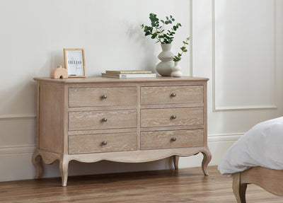 Camille 6 Drawer Wide Chest – Julian Bowen, view 2