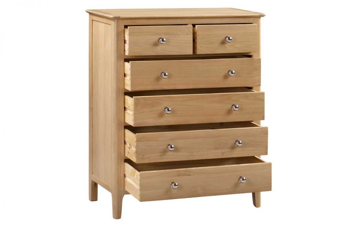 Cotswold 4+2 Drawer Chest – Julian Bowen, view 2
