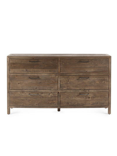 Heritage 6 Drawer Wide Chest – Julian Bowen, view 3