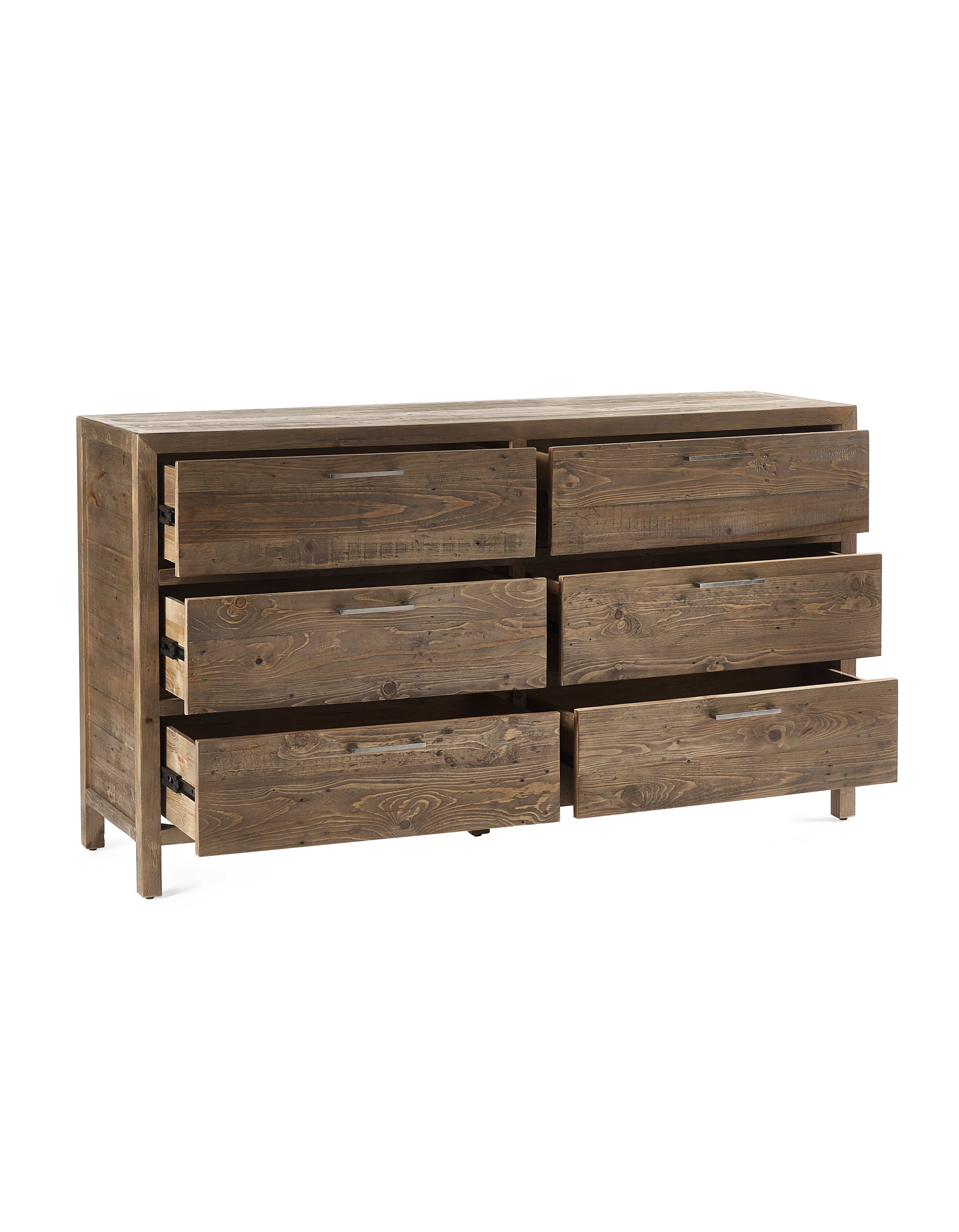Heritage 6 Drawer Wide Chest – Julian Bowen, view 2