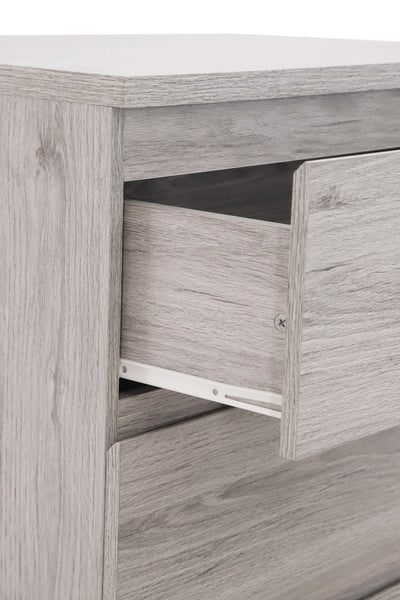 Jupiter 4 Drawer Chest Grey Oak – Julian Bowen, view 5