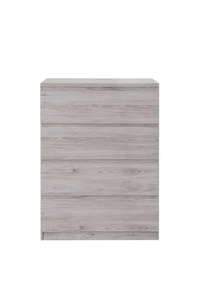 Jupiter 4 Drawer Chest Grey Oak – Julian Bowen, view 4