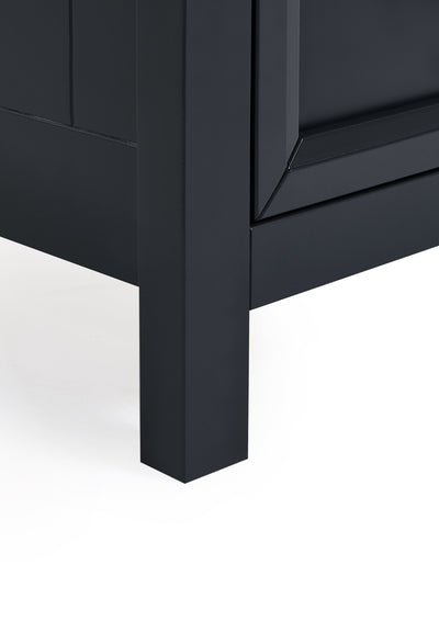 Maine 3 Drawer Chest - Anthracite – Julian Bowen, view 5