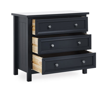 Maine 3 Drawer Chest - Anthracite – Julian Bowen, view 2