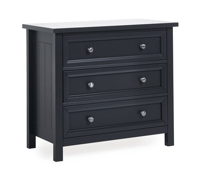 Maine 3 Drawer Chest - Anthracite – Julian Bowen