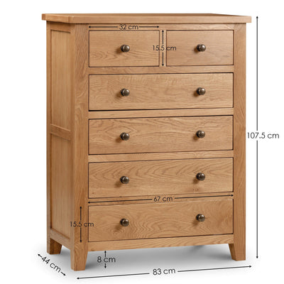 Marlborough 4+2 Drawer Chest Ass – Julian Bowen, view 4