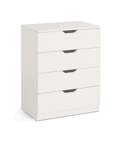 Julian Bowen CHEST OF DRAWERS Pluto 4 Drawer Chest Stone White Bed Kings
