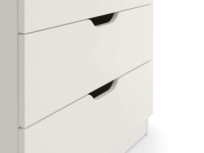 Julian Bowen CHEST OF DRAWERS Pluto 4 Drawer Chest Stone White Bed Kings