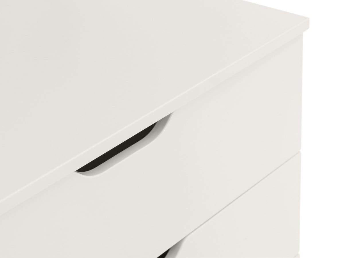 Julian Bowen CHEST OF DRAWERS Pluto 4 Drawer Chest Stone White Bed Kings