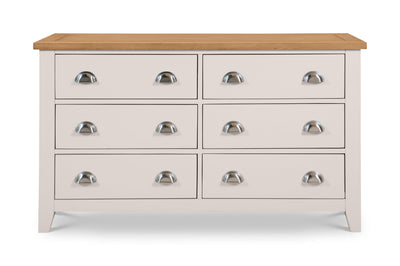 Richmond 6 Drawer Wide Chest – Julian Bowen, view 3