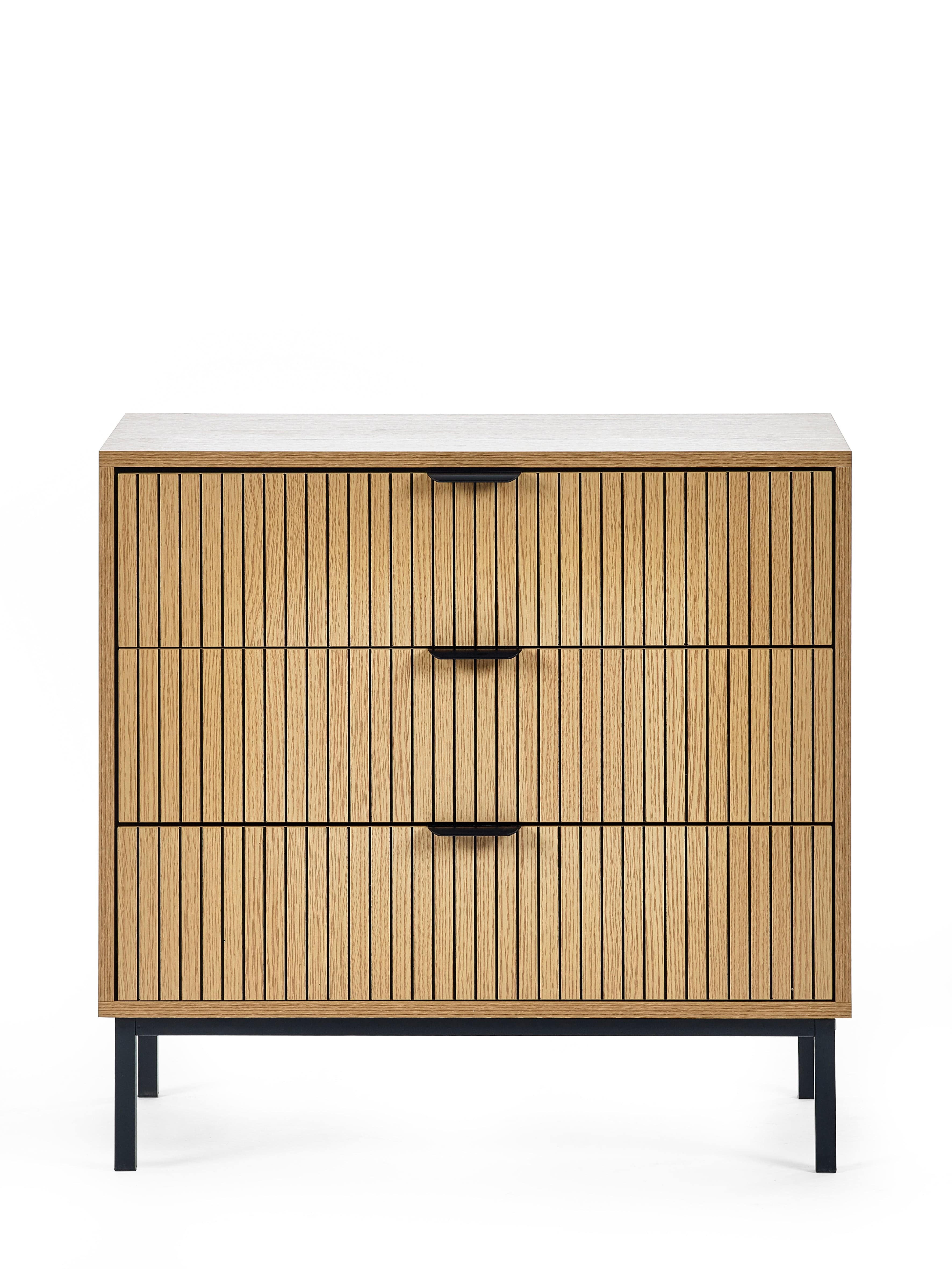 Sia 3 Drawer Chest – Julian Bowen, view 5
