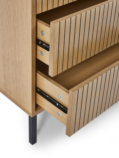 Sia 3 Drawer Chest – Julian Bowen, view 8