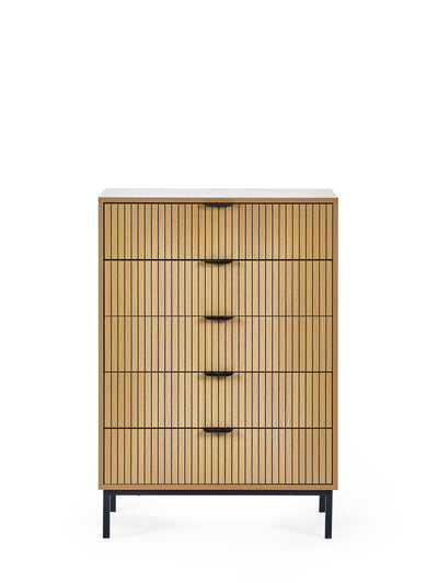 Sia 5 Drawer Chest – Julian Bowen, view 4
