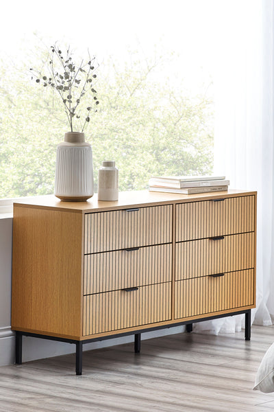 Sia 6 Drawer Chest – Julian Bowen, view 2