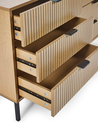 Sia 6 Drawer Chest – Julian Bowen, view 8