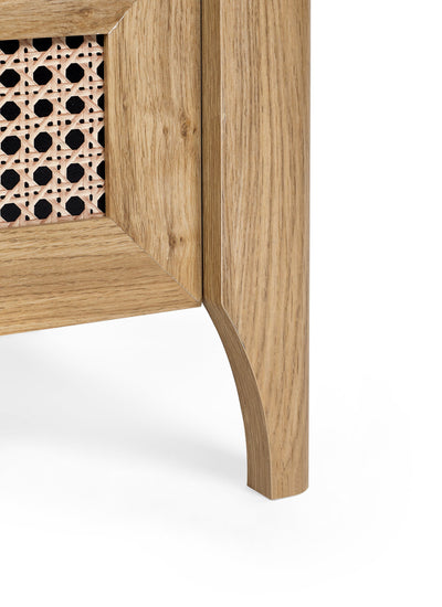 Sydney 5 Drawer Chest - Rattan Effect – Julian Bowen, view 6